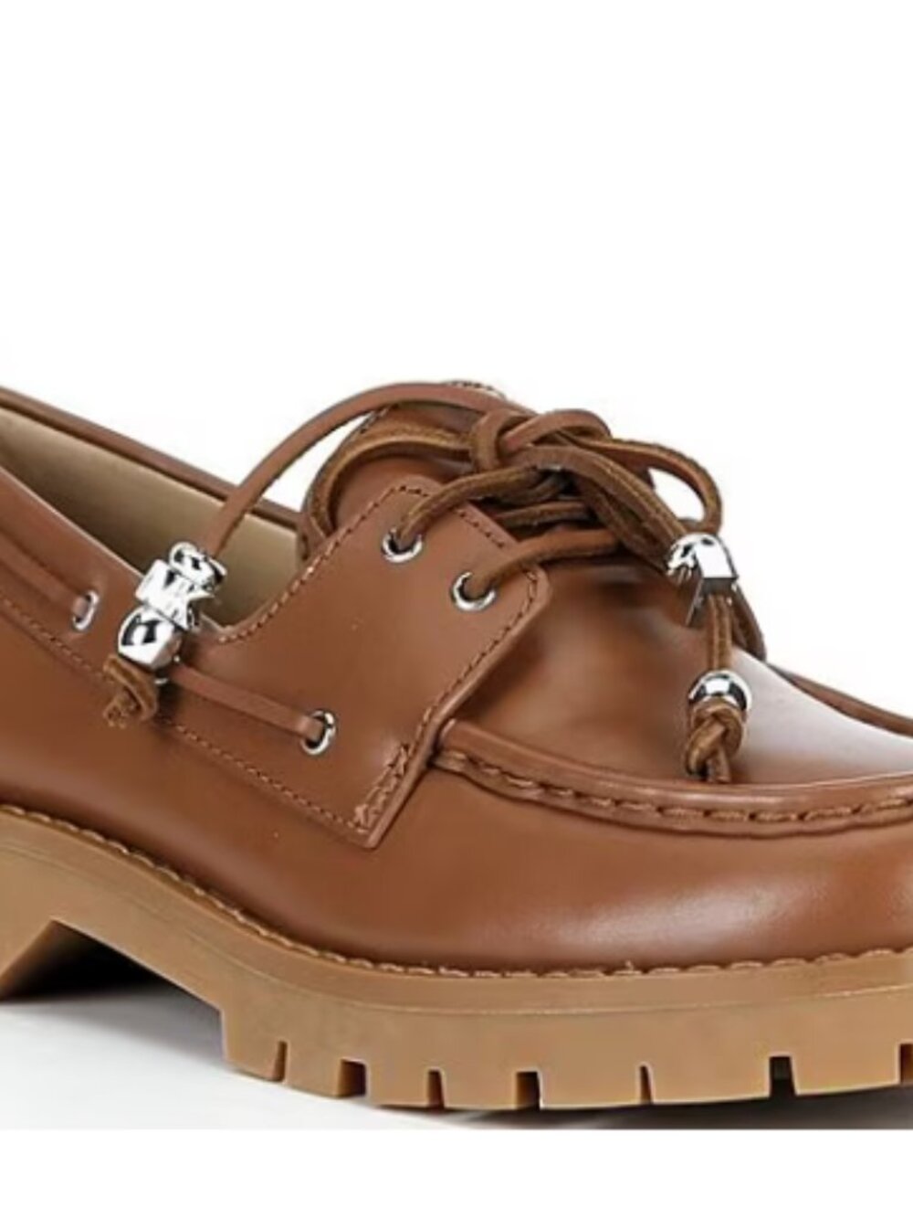 MICHAEL KORS WOMEN'S BOAT SHOE/TAN/SIZE 9.5/
